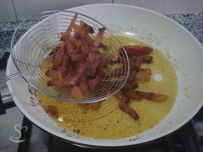 Ricetta Bucatini all'amatriciana - Step 3