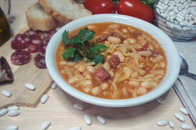 Pasta e fagioli alla napoletana