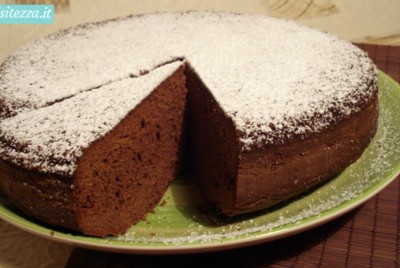 Torta Margherita al cioccolato fondente Torta Margherita al cioccolato fondente
