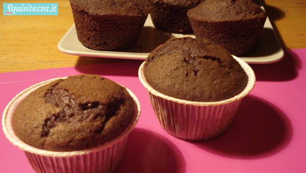 Muffin al cioccolato fondente