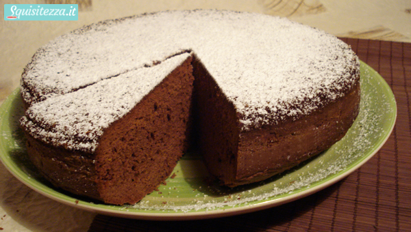 Torta Margherita al cioccolato fondente